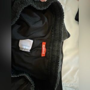 Shorts, with shorts inside. Very comfortable.